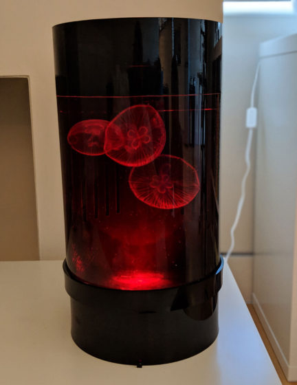 Jellyfish Art Cylinder Nano Red